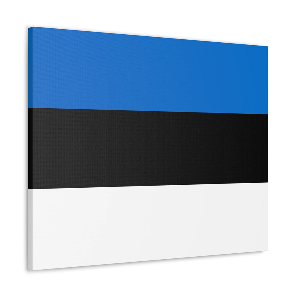 Estonia Country Flag Canvas Vibrant Wall Art Unframed Home Decor